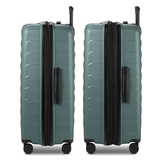 d&n Toronto 4 kółka Walizka L 75 cm z plisą rozprężną