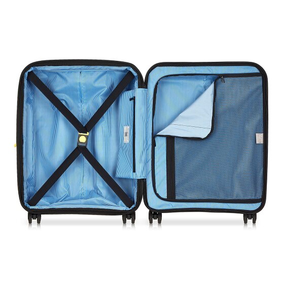 Delsey Paris Lutece Se 4 kółka Walizka kabinowy 55 cm z plisą rozprężną