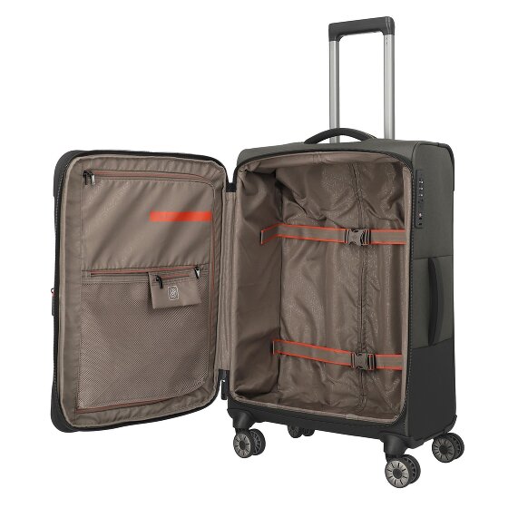 Travelite Crosslite 5.0 4 kółka Walizka M 66 cm z plisą rozprężną