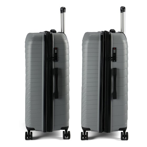 Benzi 5808 4 kółka Walizka 74 cm z plisą rozprężną