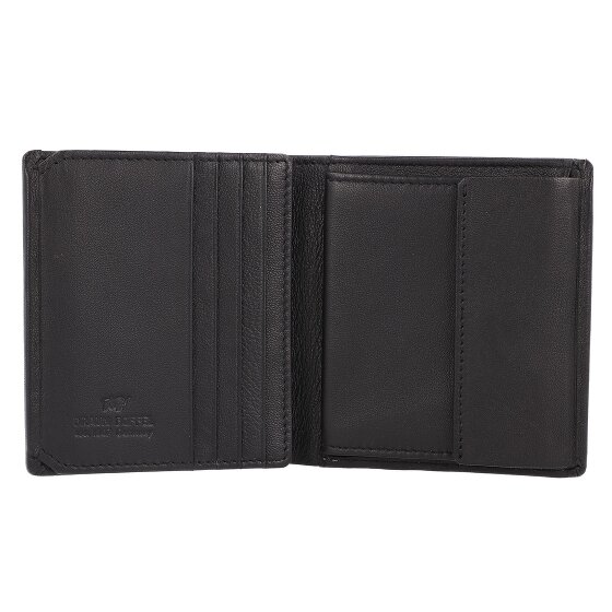 Braun Büffel Hannes Portfel Ochrona RFID Skórzany 9.5 cm