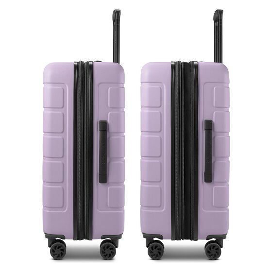 Saxoline Miami 4 kółka Walizka M 65 cm z plisą rozprężną