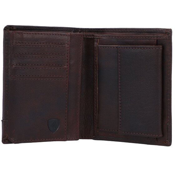 Spikes & Sparrow Skórzany portfel RFID 10 cm