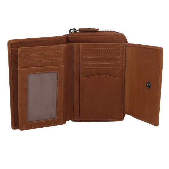 The Chesterfield Brand Wax Pull Up Portfel Ochrona RFID Skórzany 13.5 cm