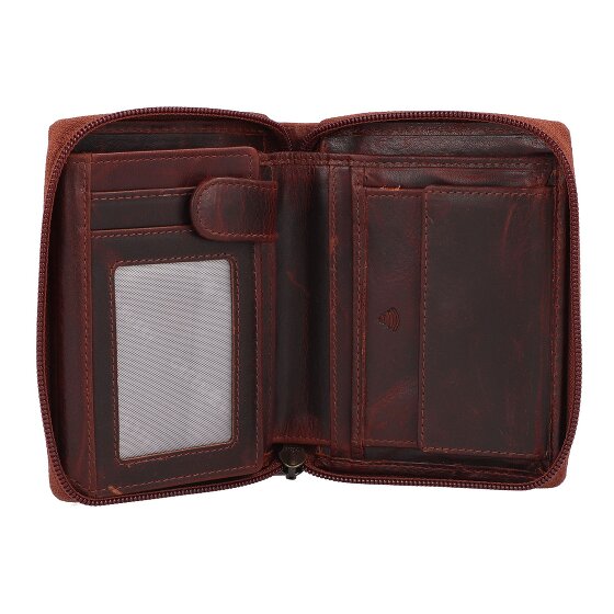 Greenburry Rugged Portfel Ochrona RFID Skórzany 10 cm