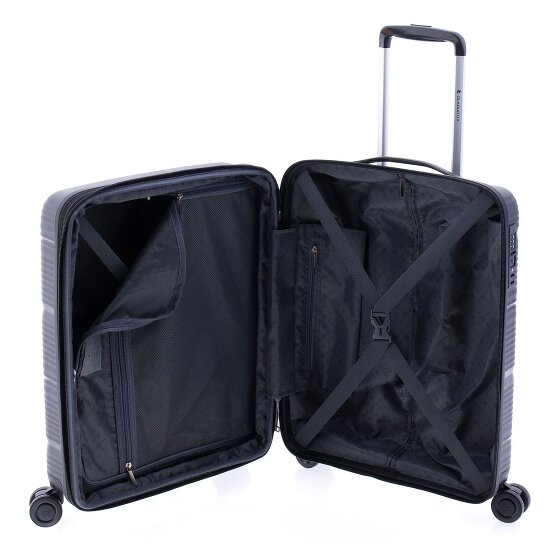 Gladiator 0800 4 kółka Walizka 55 cm z plisą rozprężną