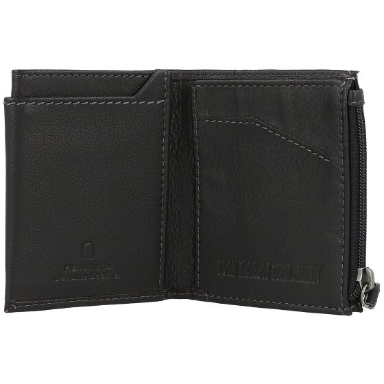 Tom Tailor Skórzane etui na karty kredytowe Diego RFID 8 cm