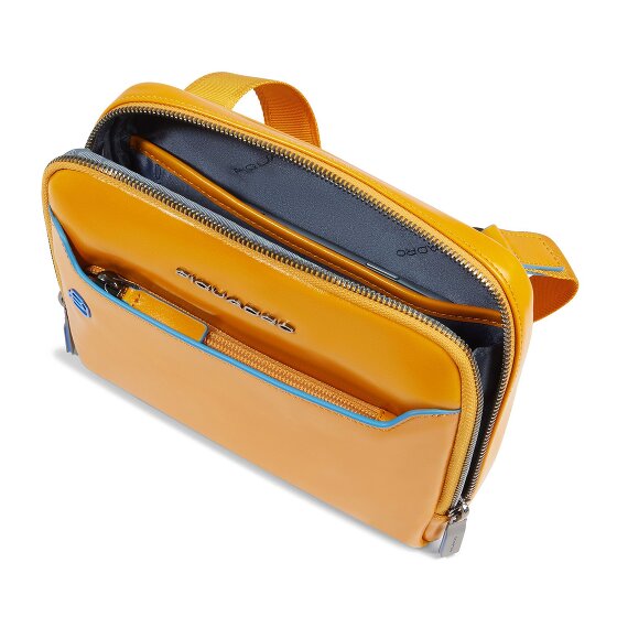 Piquadro Blue Square Torba na ramię Skórzany 21 cm