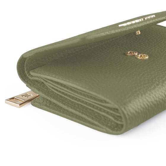 Lazarotti Skórzany portfel Bologna XL z przegrodą na zamek błyskawiczny, skóra 14 cm