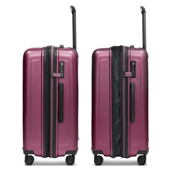 Redolz Essentials 14 4 kółka Walizka M 65 cm z plisą rozprężną