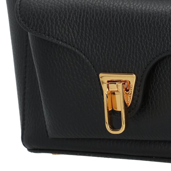 Coccinelle Double Beat Torba na ramię Skórzany 21 cm