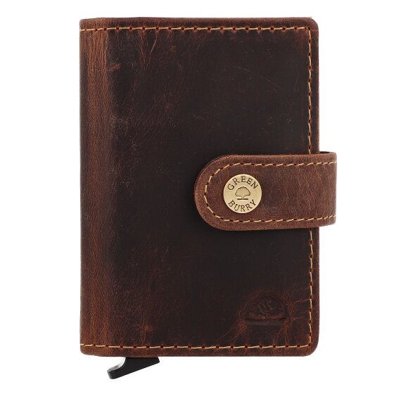 Greenburry Vintage Portfel Ochrona RFID Skórzany 7.5 cm