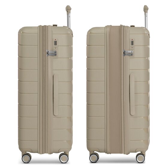 Franky London 4 kółka Walizka L 74 cm z plisą rozprężną