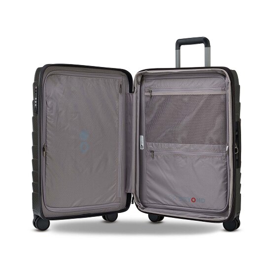 Echolac Exo 4 kółka Zestaw walizek 3-części z plisą rozprężną