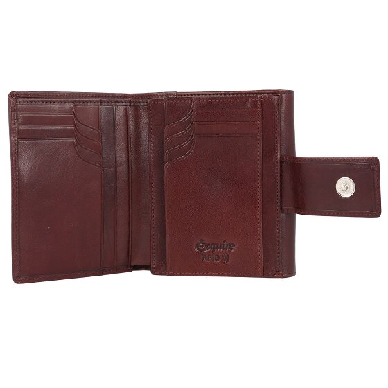 Esquire Toscana Portfel Ochrona RFID Skórzany 12 cm