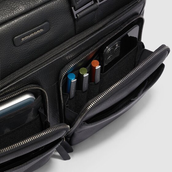 Piquadro Modus Teczka Skórzany 39.5 cm Komora na laptopa