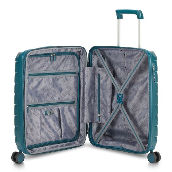 Roncato Skyline 2.0 4 kółka Walizka kabinowy 55 cm z plisą rozprężną