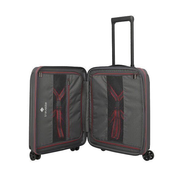 Travelite Dynamiic 4 kółka Walizka kabinowy 55 cm z plisą rozprężną
