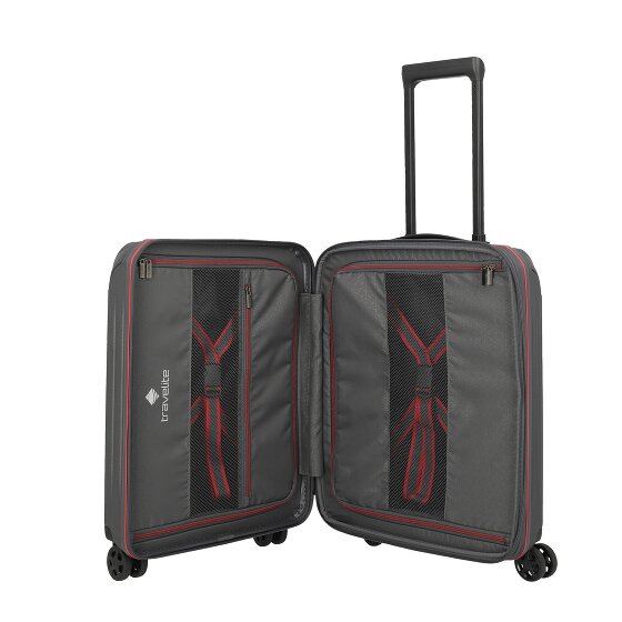 Travelite Dynamiic 4 kółka Walizka kabinowy 55 cm z plisą rozprężną