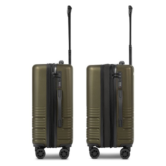 camel active Hanoi 4 kółka Walizka kabinowy S 55 cm z plisą rozprężną