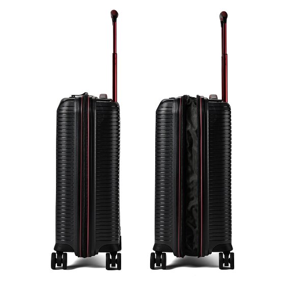 Polestream Paris 4 kółka Walizka kabinowy 55 cm z plisą rozprężną