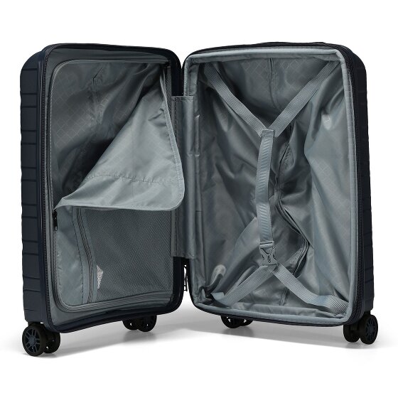 d&n Travel Line 4700 4 kółka Walizka kabinowy 55 cm z plisą rozprężną