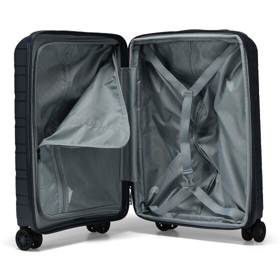 d&n Travel Line 4700 4 kółka Walizka kabinowy 55 cm z plisą rozprężną