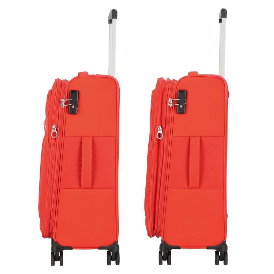 American Tourister Deep Dive 4 kółka Zestaw walizek 3-części z plisą rozprężną