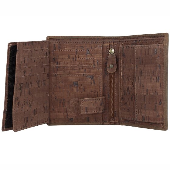 Greenland Nature Portfel RFID skórzany 9 cm