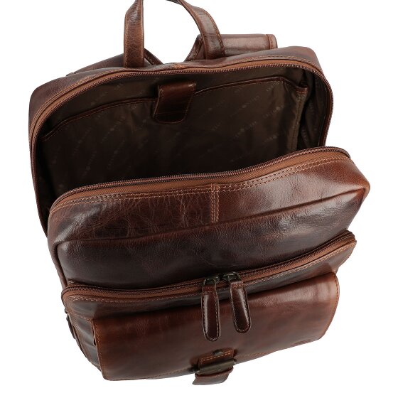 Greenburry Rugged Plecak biznesowy Skórzany 39 cm Komora na laptopa