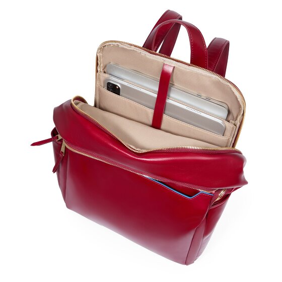 Piquadro Blue Square Plecak Ochrona RFID Skórzany 37 cm Komora na laptopa