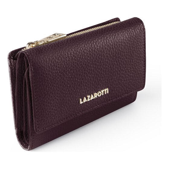 Lazarotti Portfel Bologna Leather XL z kieszenią zapinaną na zamek dookoła, Skóra, 14 cm