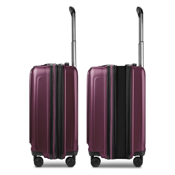 Redolz Zestaw walizek na 4 kółkach Essentials14 Beautycase 4szt z rozkładaną przegrodą na laptopa