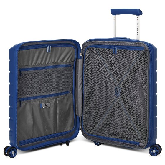 Roncato B-Flying Move 4 kółka Walizka kabinowa 55 cm z funkcją poszerzenia