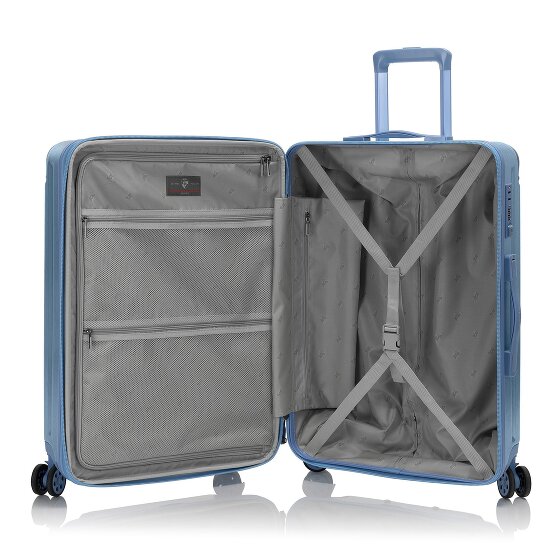 Heys Alumix 4 kółka Walizka M 66 cm z plisą rozprężną