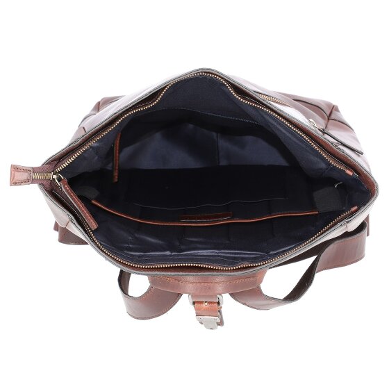 Leonhard Heyden Roma Plecak biznesowy Skórzany 40 cm Komora na laptopa