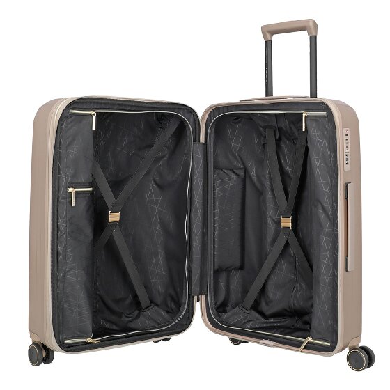 Travelite Barbara Novelty 4 kółka Zestaw walizek 3-części z plisą rozprężną