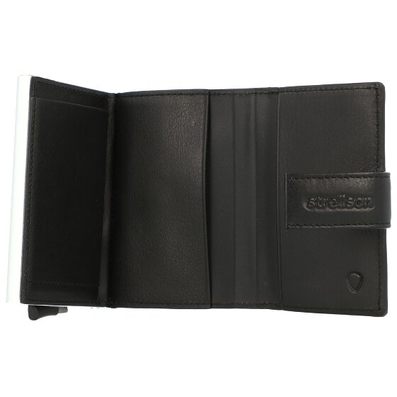 Strellson Etui na karty kredytowe Carter c-three RFID skórzane 7 cm