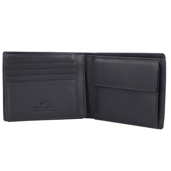 Braun Büffel Hannes Portfel Ochrona RFID Skórzany 12 cm