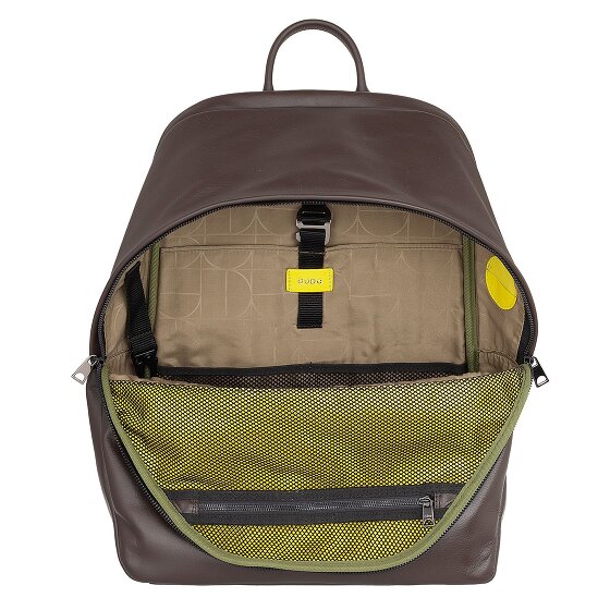 DuDu New York Plecak Skóra 41 cm Komora na laptopa