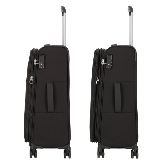 American Tourister Blazing Ride 4 kółka Zestaw walizek 3-części z plisą rozprężną
