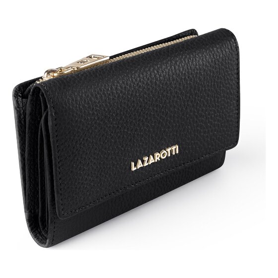 Lazarotti Portfel Bologna Leather XL z kieszenią zapinaną na zamek dookoła, Skóra, 14 cm