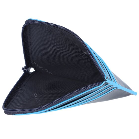 Piquadro Blue Square Etui na karty kredytowe Ochrona RFID Skóra 11 cm