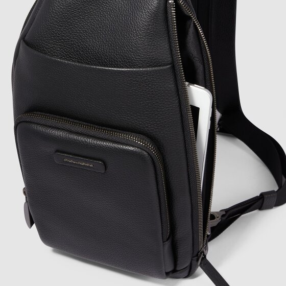 Piquadro Modus Torba na ramię Ochrona RFID Skórzany 18 cm