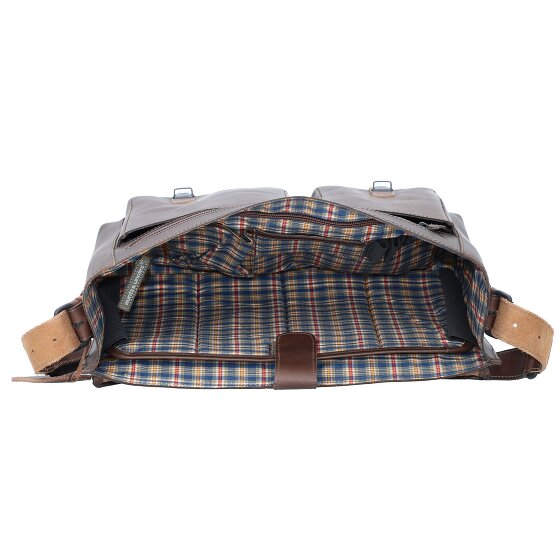 aunts & uncles Good Old Friends Bro Messenger Leather 39 cm Laptop Compartment
