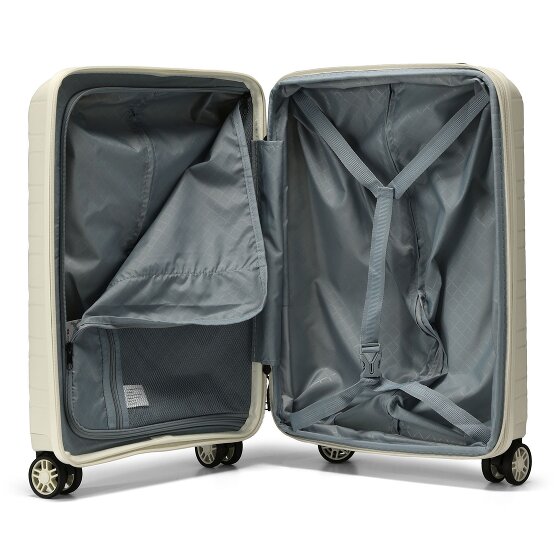 d&n Travel Line 4700 4 kółka Walizka kabinowy 55 cm z plisą rozprężną