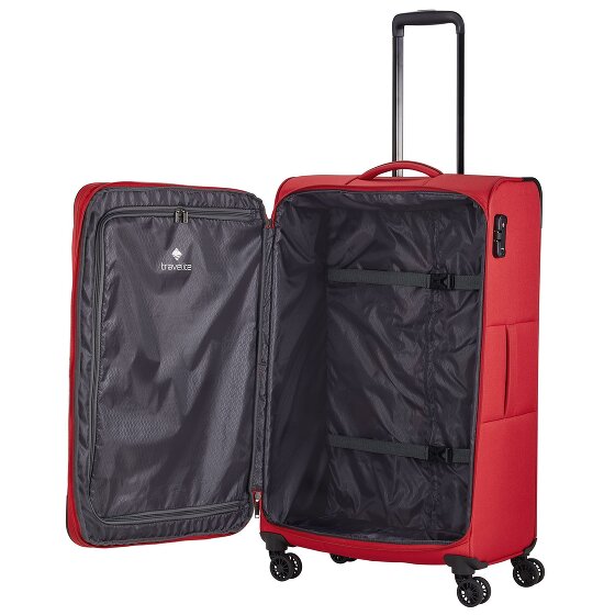 Travelite Chios 4 kółka Walizka L 78 cm z plisą rozprężną