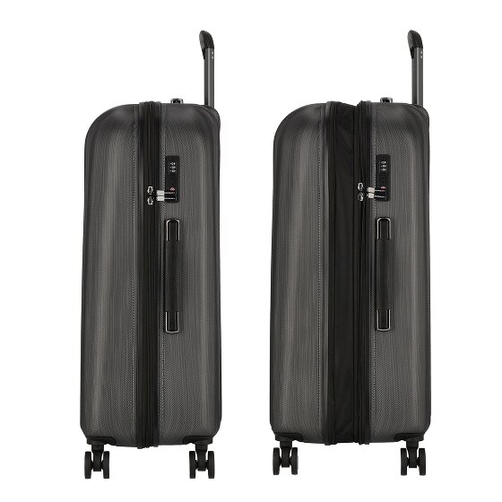 Polestream Moonrock 4 kółka Walizka 78 cm z plisą rozprężną