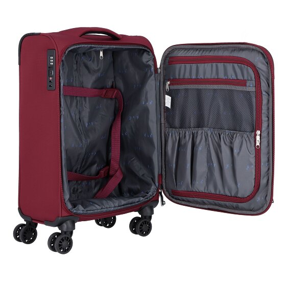 d&n Travel Line 9504 4 kółka Walizka kabinowy S 55 cm