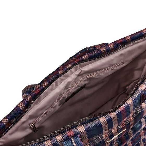 Mandarina Duck Tartan Shopper Bag 42 cm